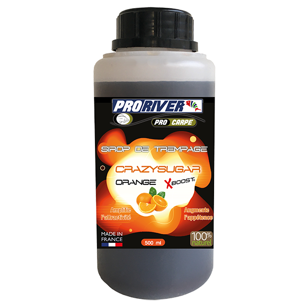 Sirop de nappage Crazysugar Xboost Orange 500 ml