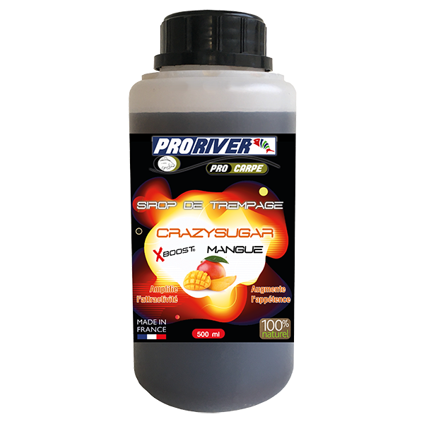 Sirop de nappage Crazysugar Xboost Mangue 500 ml