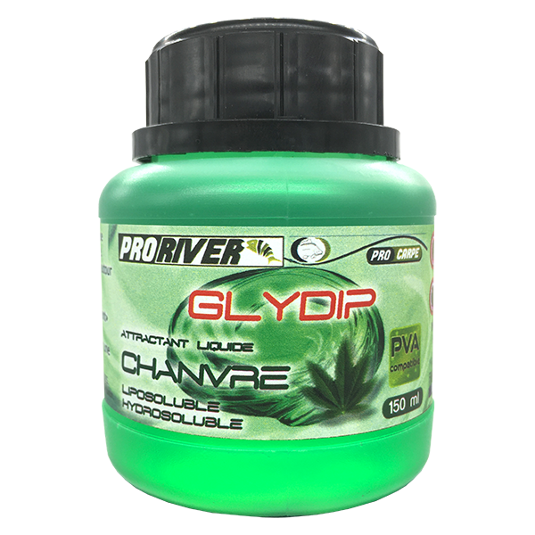 GlyDip© ProCarpe attractant Chanvre Proriver