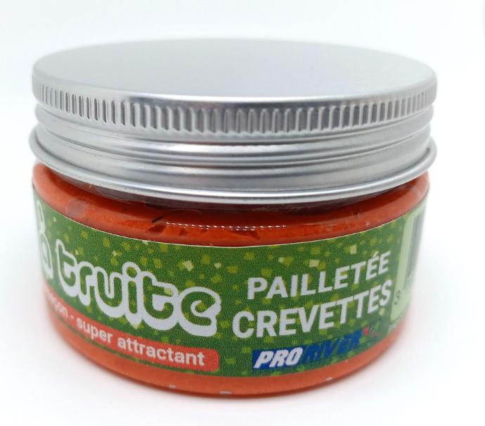 Pâte à truites Paillettée Xboost© Crevette Proriver 90gr