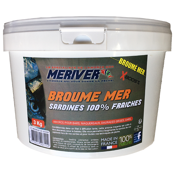 Broumé Mer 100% sardines fraîches Xboost© 3 kg