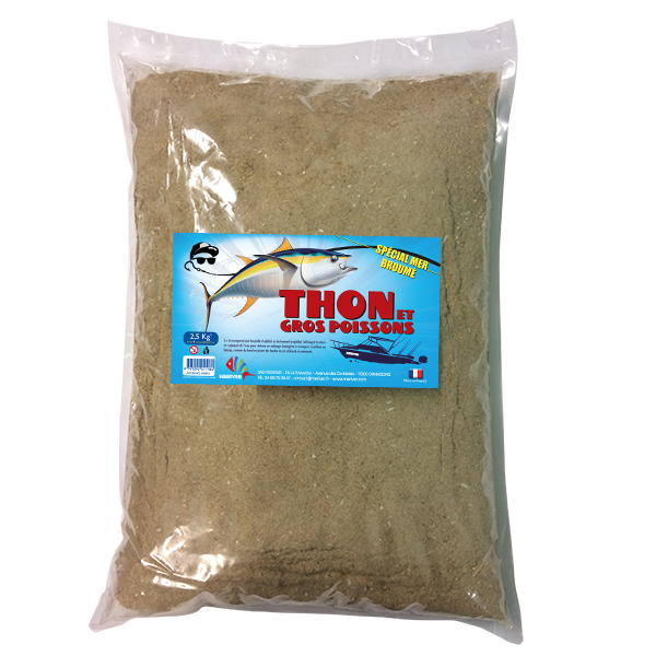 Kit de recharge pour Broumé Mer Spécial Thon et Gros Poissons 2,5 KG
