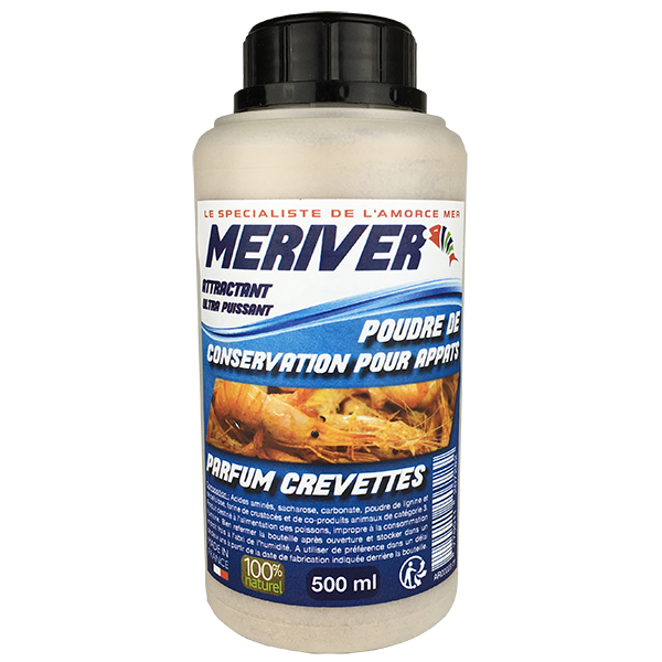 Poudre de conservation crevettes 500 ml
