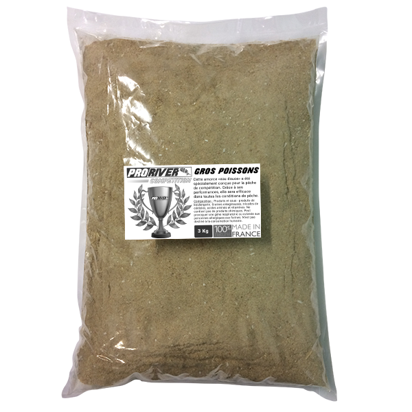 Amorce ProRiver Compétition - Gros Poissons - 3 Kg