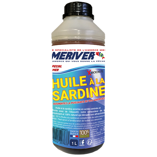 [AR00128] Huile à la sardine XBoost© 1 L