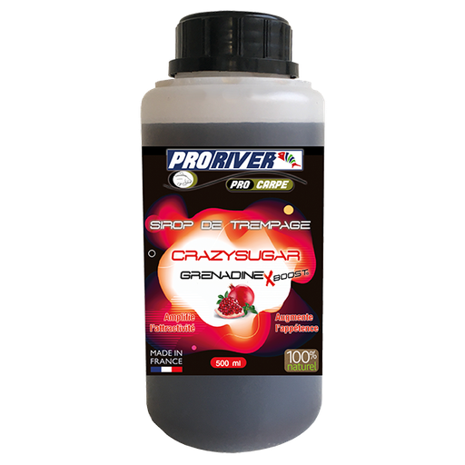 [AR00221] Sirop de nappage Crazysugar Xboost Grenadine 500 ml