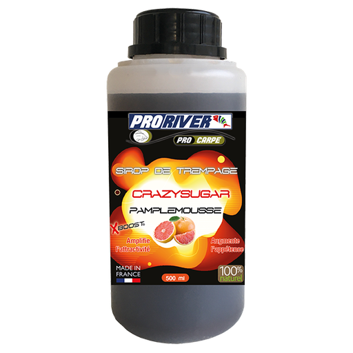[AR00223] Sirop de nappage Crazysugar Xboost Pamplemousse 500 ml
