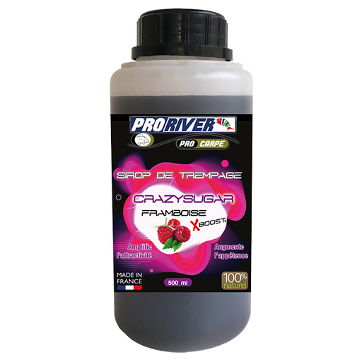 [AR00225] Sirop de nappage Crazysugar Xboost Framboise 500 ml