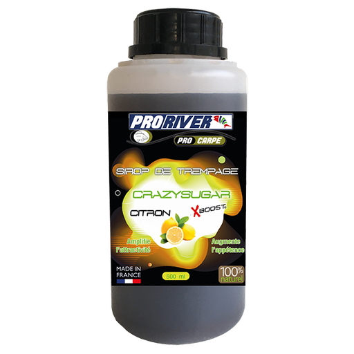 [AR00226] Sirop de nappage Crazysugar Xboost Citron 500 ml