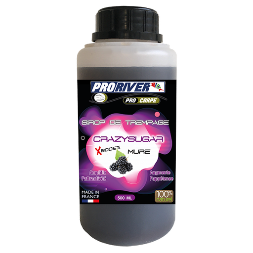 [AR00230] Sirop de nappage Crazysugar Xboost Mûre 500 ml