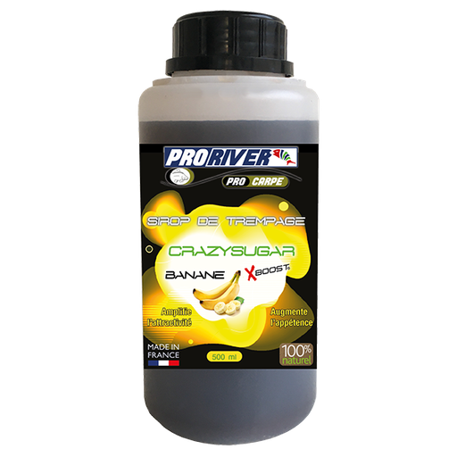 [AR00231] Sirop de nappage Crazysugar Xboost Banane 500 ml