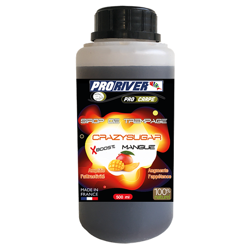 [AR00232] Sirop de nappage Crazysugar Xboost Mangue 500 ml