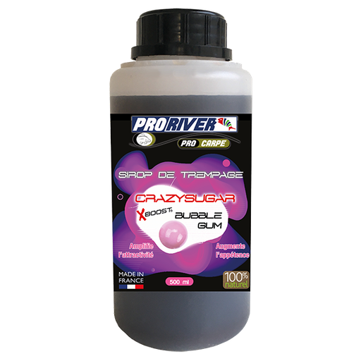 [AR00234] Sirop de nappage Crazysugar Xboost Bubble gum 500 ml