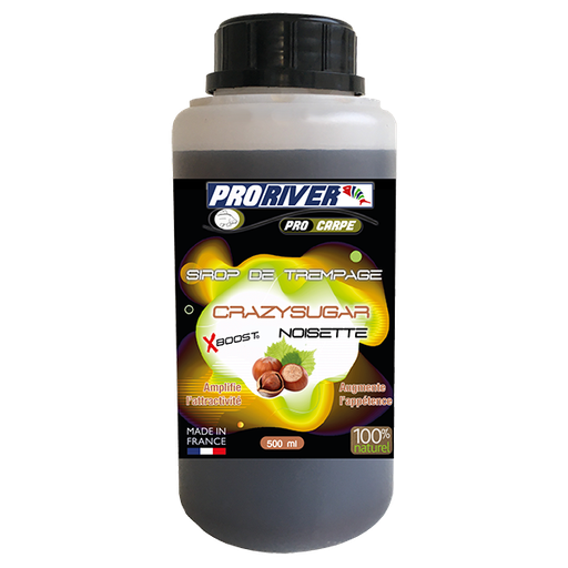 [AR00238] Sirop de nappage Crazysugar Xboost Noisette 500 ml