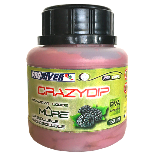 [AR00326] CrazyDip ProCarpe attractant Mûre 150 ml