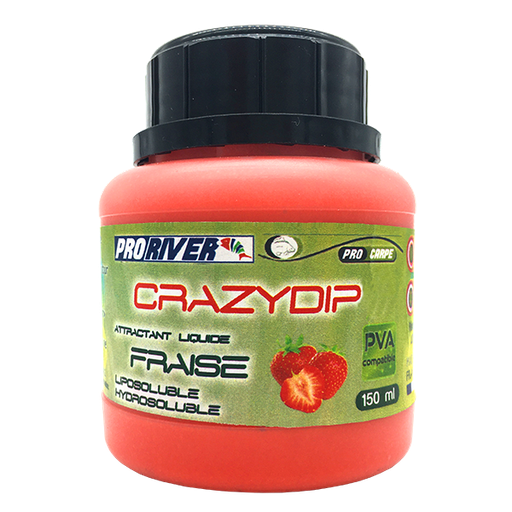 [AR00328] CrazyDip ProCarpe attractant Fraise 150 ml