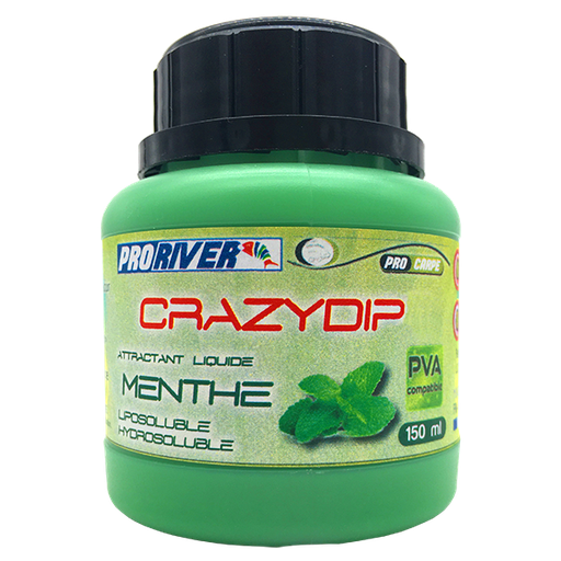 [AR00329] CrazyDip ProCarpe attractant Menthe 150 ml