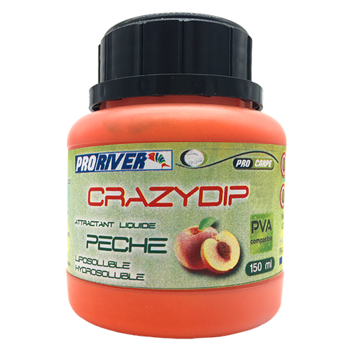 [AR00330] CrazyDip ProCarpe attractant Pêche 150 ml