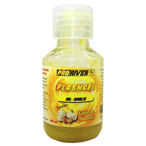 [AR02004] FlashGel attractant pailleté Xboost Ail - Garlic 100ml