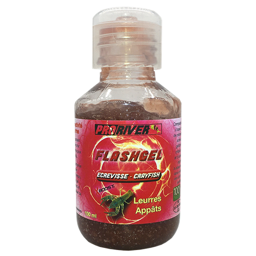 [AR02006] FlashGel attractant pailleté Xboost Ecrevisse - Cryfish100ml