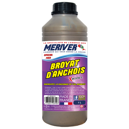 [AR00096] Broyat d'anchois Xboost© 100% anchois - Btle de 1 L